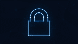 Free padlock neon cybersecurity vector