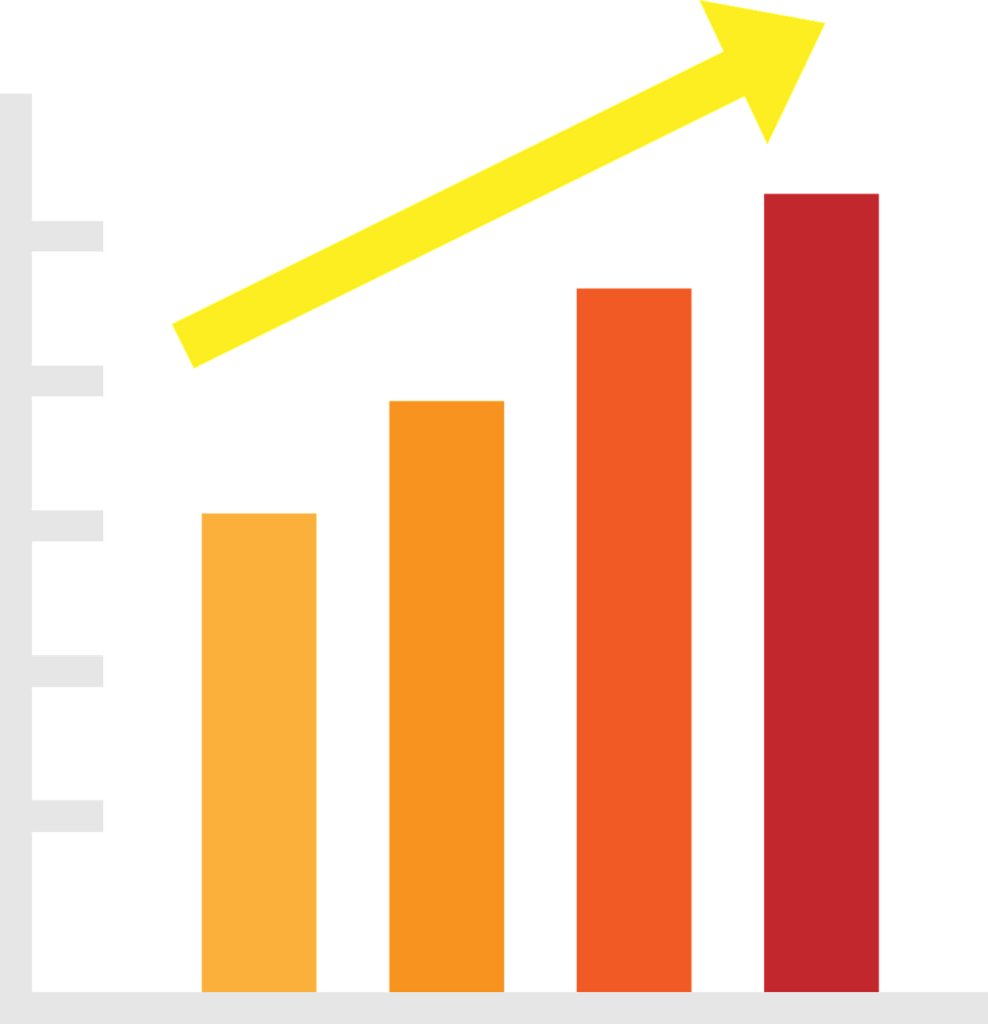 Free graph bar chart vector